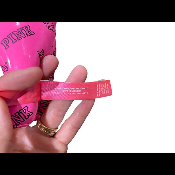 PINK Victoria's Secret Hot Pink Plush Dog (2015) - Picture 5 of 7